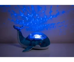 Hot Luz Nocturna Recargable Tranquil Whale Azul Niños Proyectores Para Niños|Juguetes Para Recién Nacidos