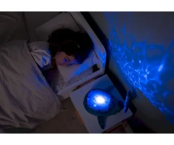 Hot Luz Nocturna Recargable Tranquil Whale Azul Niños Proyectores Para Niños|Juguetes Para Recién Nacidos