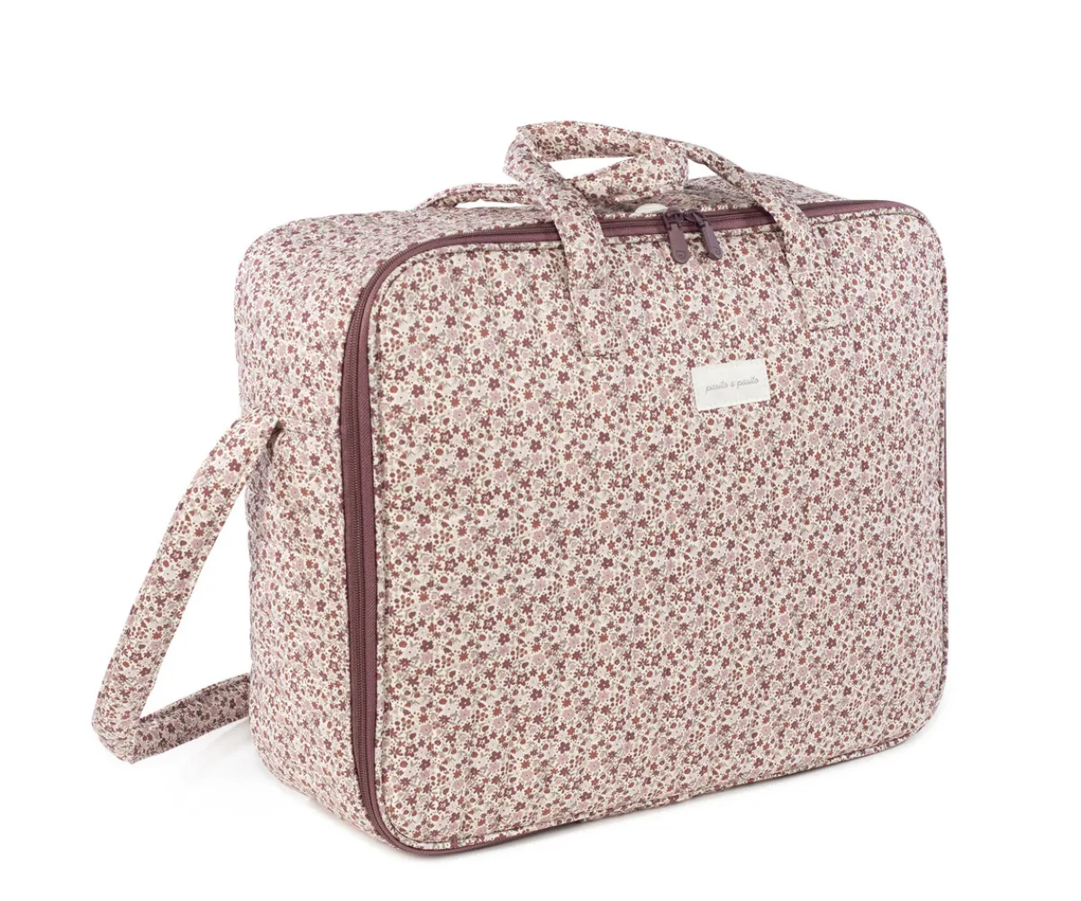 Bolsas Hospital Bebé^Pasito a Pasito Maleta Cherry Flores