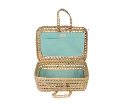 Accesorios Para Muñecas^Así Maleta Hoja de Palma Musa Verde