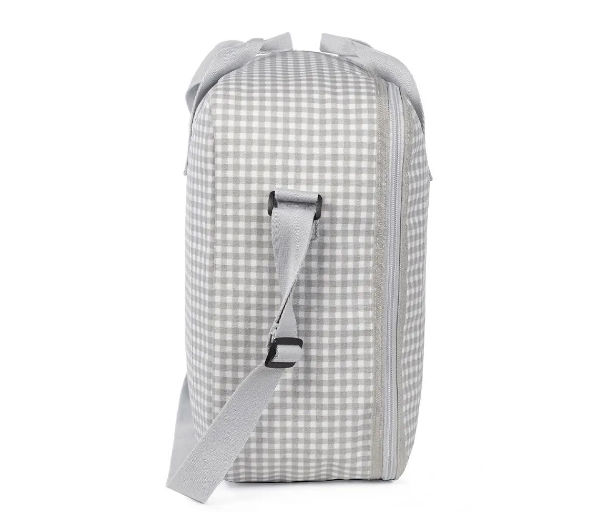 Bolsas Hospital Bebé^Walking Mum Maleta I Love Vichy Gris