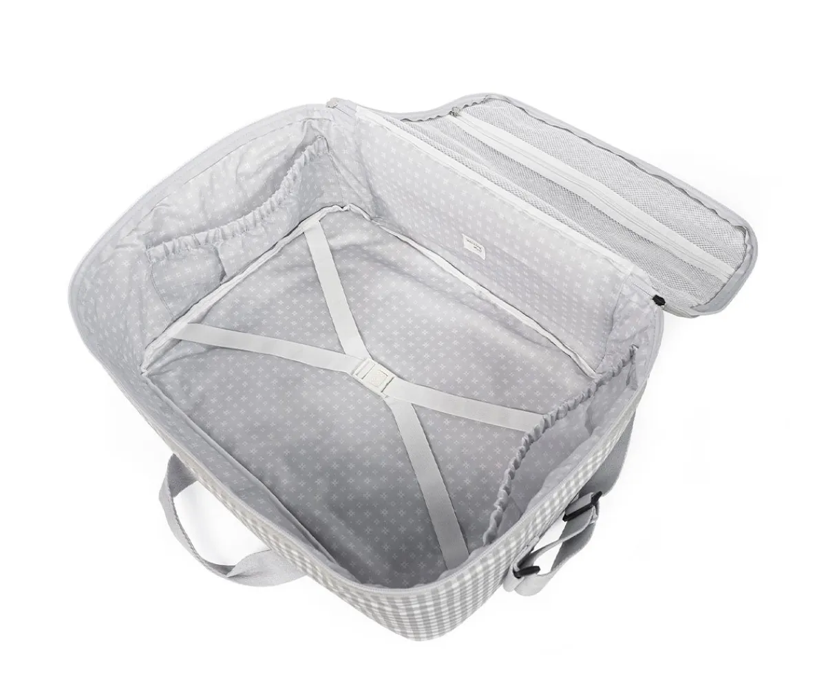 Bolsas Hospital Bebé^Walking Mum Maleta I Love Vichy Gris