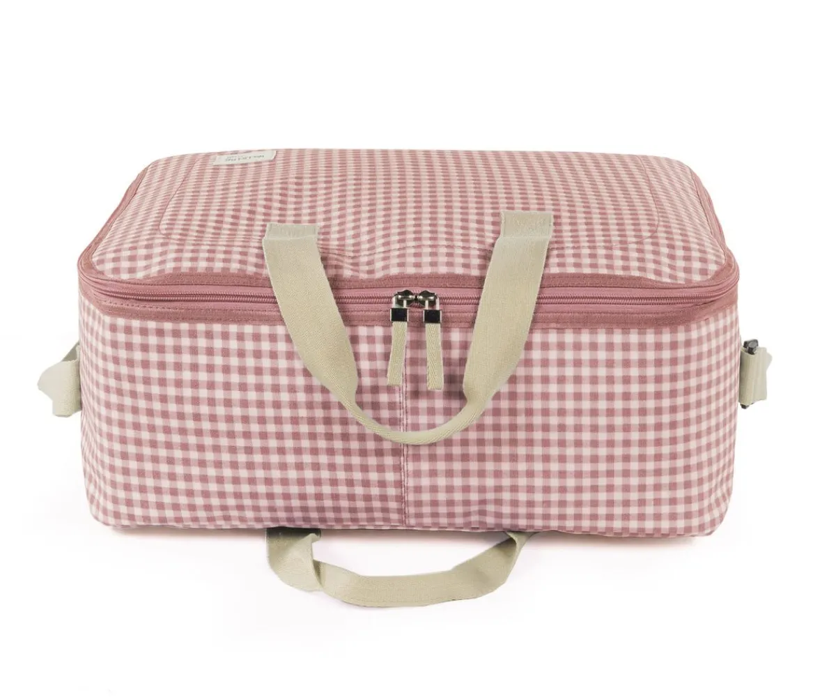Bolsas Hospital Bebé^Walking Mum Maleta I Love Vichy Rosa
