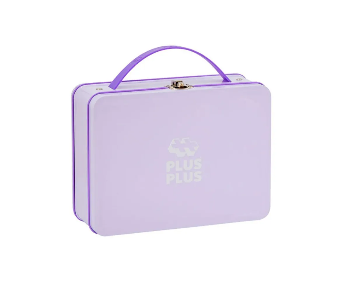 Hot Maletín Metálico Violeta Pastel 600 Piezas Niños Juguetes De Viaje|Juguetes Niños 4 Años