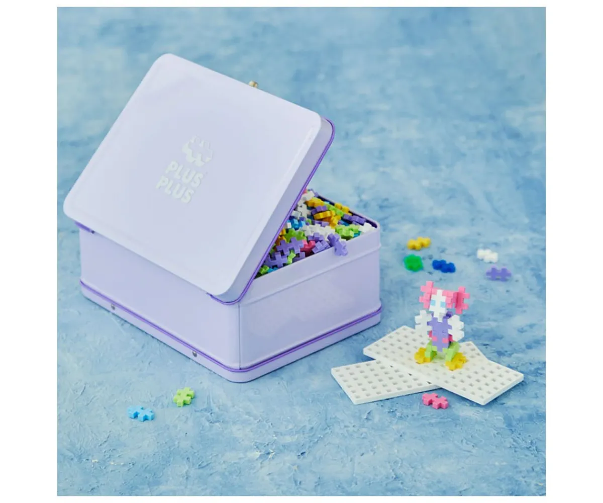 Hot Maletín Metálico Violeta Pastel 600 Piezas Niños Juguetes De Viaje|Juguetes Niños 4 Años