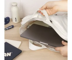 Mochilas Escolares^Milan Maletín Portátil Escolar Colección 430 Since 1918 Beige