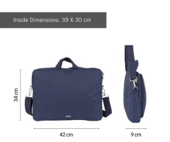 Mochilas Escolares^Milan Maletín Portátil Escolar Colección 430 Since 1918 Azul Marino