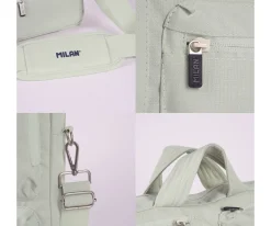 Mochilas Escolares^Milan Maletín Portátil Escolar Colección 430 Since 1918 Verde