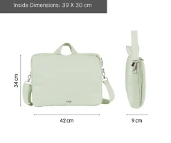 Mochilas Escolares^Milan Maletín Portátil Escolar Colección 430 Since 1918 Verde