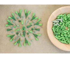 Outlet Mandala Pequeños Conos Verdes Niños Juguetes Niños 3 Años|Juguetes Niños 4 Años