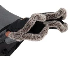 Accesorios Carrito Bebé^Petite&Mars Manoplas Térmicas Impermeables para Carrito Furry Black