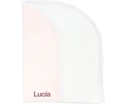 Mantas^Cristina de Jos'h Manta Arrullo Dorset Rosa Personalizable