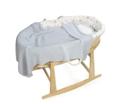 Mantas^Pasito a Pasito Manta Arrullo Tricot Blue Personalizable