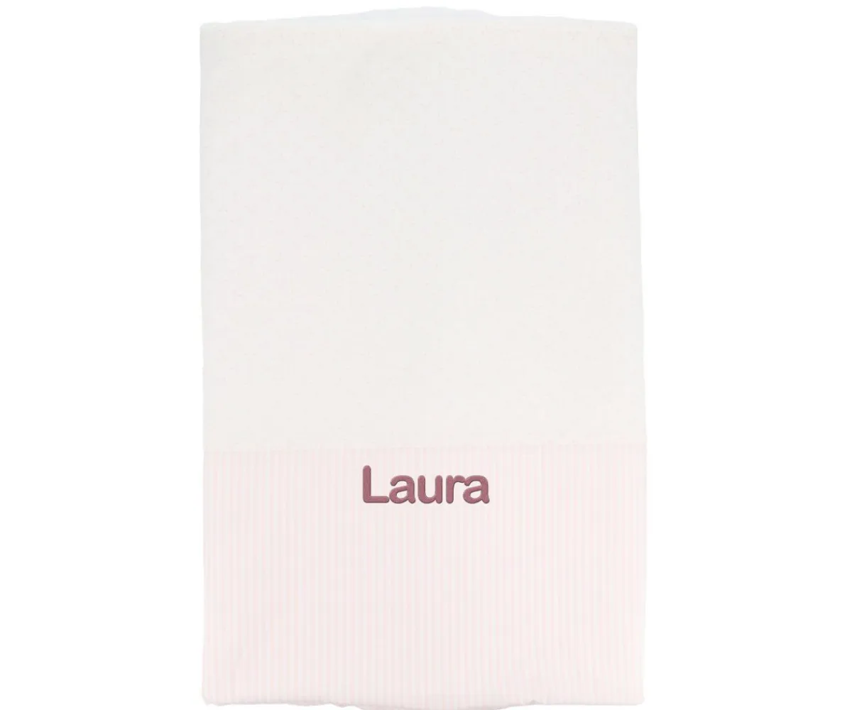 Mantas^Cristina de Jos'h Manta Coralina Dorset Rosa Personalizable