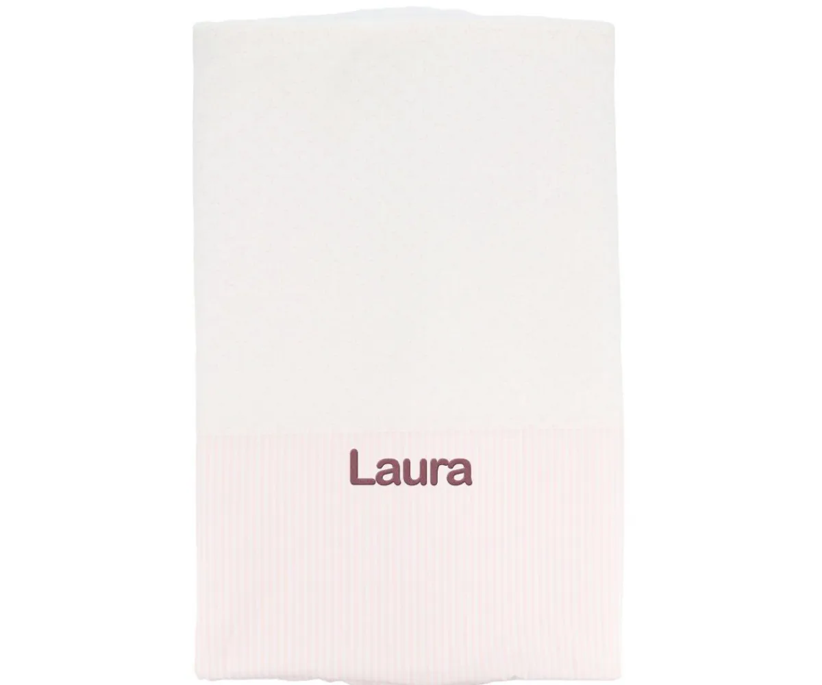 Mantas^Cristina de Jos'h Manta Coralina Dorset Rosa Personalizable