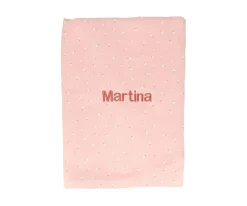 Mantas^Cristina de Jos'h Manta Coralina Mini Star Grey Personalizable
