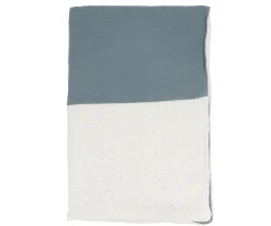 Mantas^Cristina de Jos'h Manta Coralina Rainbow Dots Azul Personalizable