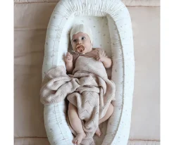 Mantas^Cam Cam Manta de Punto Almond