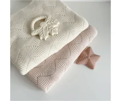 Mantas^Cam Cam Manta de Punto Natural