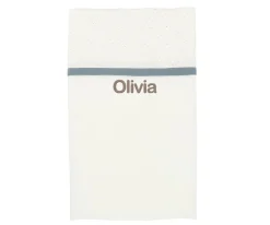 Mantas^Cristina de Jos'h Manta Rainbow Dots Azul Personalizable