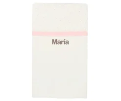 Mantas^Cristina de Jos'h Manta Rainbow Dots Rosa Personalizable