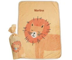 Clearance Manta Super Suave León Personalizable Niños Mantas|Accesorios Para Bebé Y Niños