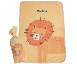 Clearance Manta Super Suave León Personalizable Niños Mantas|Accesorios Para Bebé Y Niños