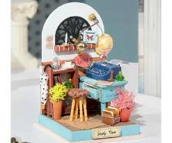 Juguetes Niños + 10 Años^Rolife Maqueta en Miniatura Despacho de Grabación