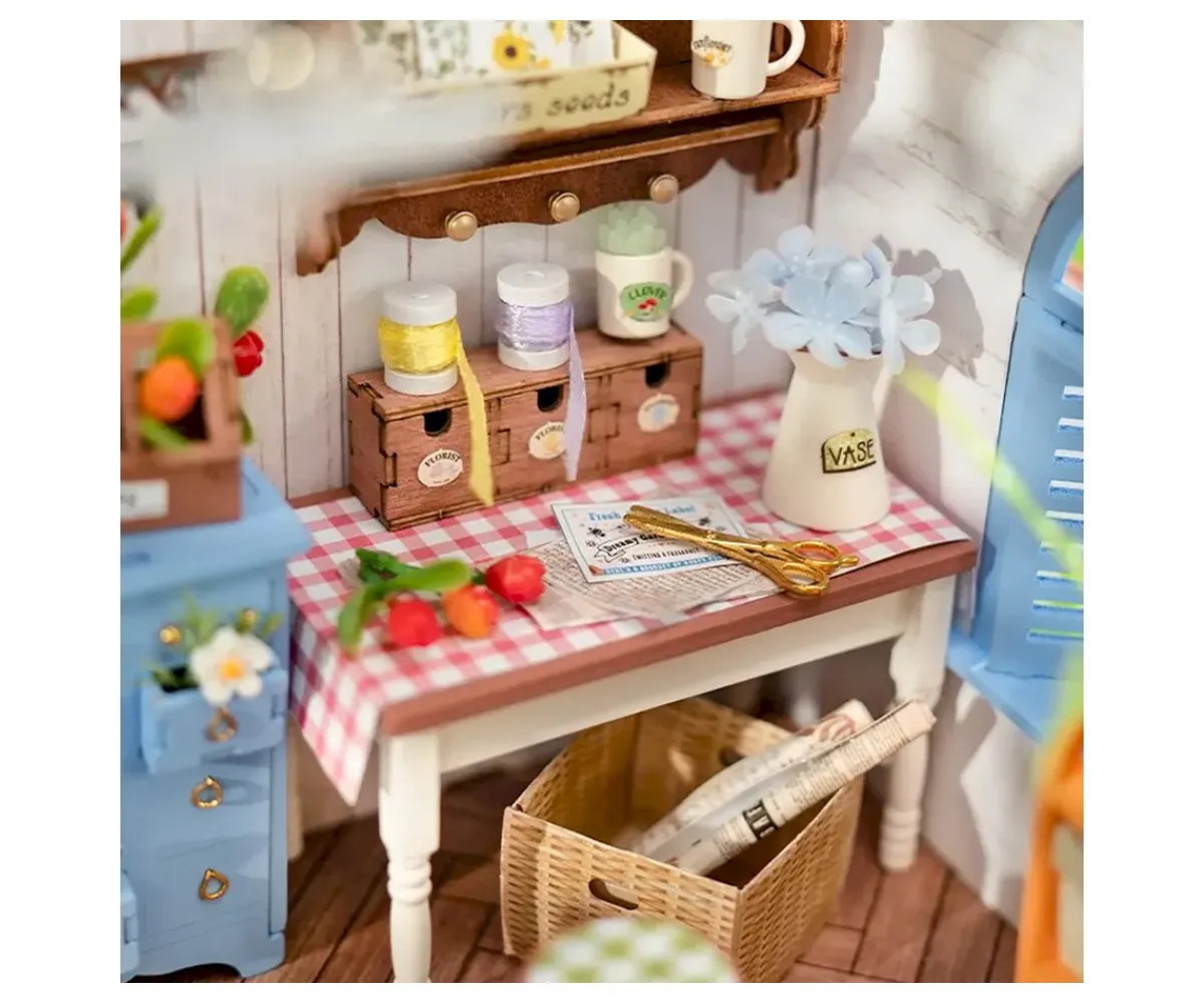 Maqueta en Miniatura Dreamy Garden House Niños Juguetes Niños + 10 Años|Manualidades Para Niños
