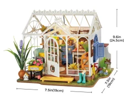 Maqueta en Miniatura Dreamy Garden House Niños Juguetes Niños + 10 Años|Manualidades Para Niños