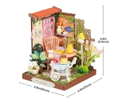 Hot Maqueta en Miniatura Fancy Tea Yard Niños Juguetes Niños + 10 Años|Manualidades Para Niños