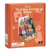Best Maqueta en Miniatura Holiday Living Room Niños Juguetes Niños + 10 Años|Manualidades Para Niños