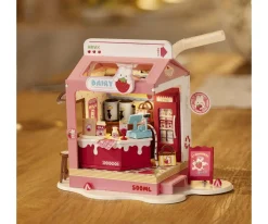 Discount Maqueta en Miniatura Strawberry Milk Box Niños Manualidades Para Niños|Juguetes Niños + 10 Años