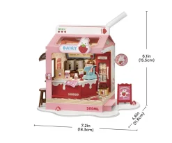 Discount Maqueta en Miniatura Strawberry Milk Box Niños Manualidades Para Niños|Juguetes Niños + 10 Años