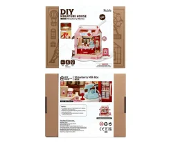 Discount Maqueta en Miniatura Strawberry Milk Box Niños Manualidades Para Niños|Juguetes Niños + 10 Años