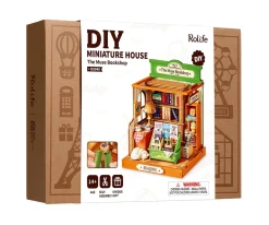 Discount Maqueta en Miniatura The Muse Bookshop Niños Juguetes Niños + 10 Años|Manualidades Para Niños