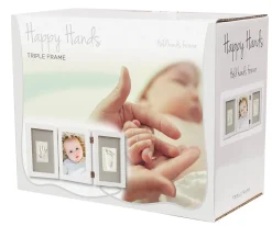 Tablas De Madera Personalizadas^Dooky Marco Triple Blanco para Huella