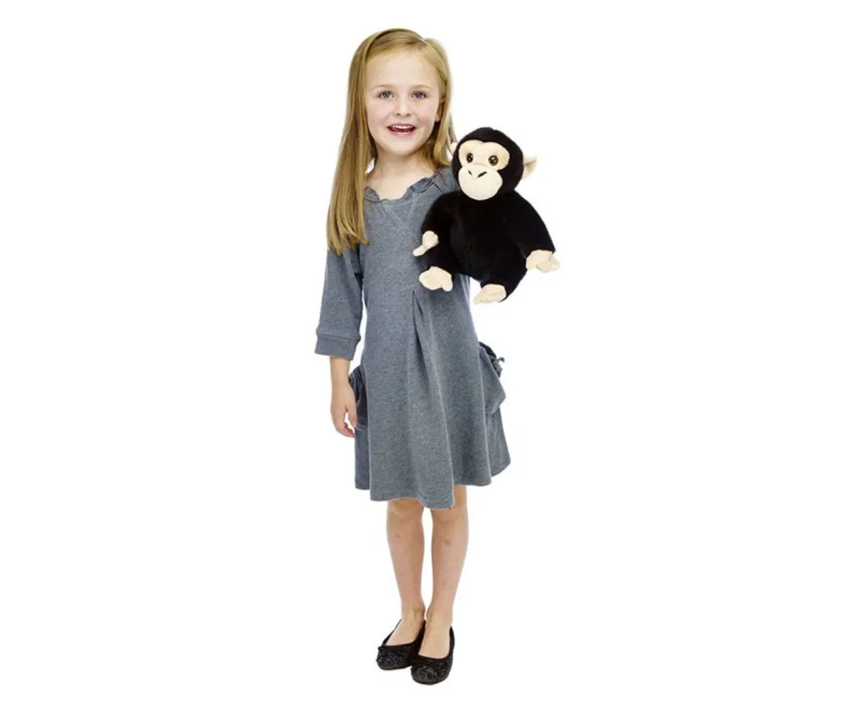 Clearance Marioneta de Mano con Cuerpo Entero Chimpancé Niños Juguetes Para Niños De Un Año|Juguetes Para Niños De 18 Meses