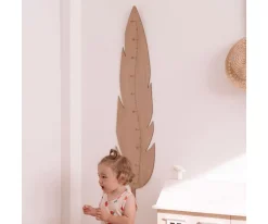Decoración Pared Infantil^Walamami Medidor de Altura Pluma Nature