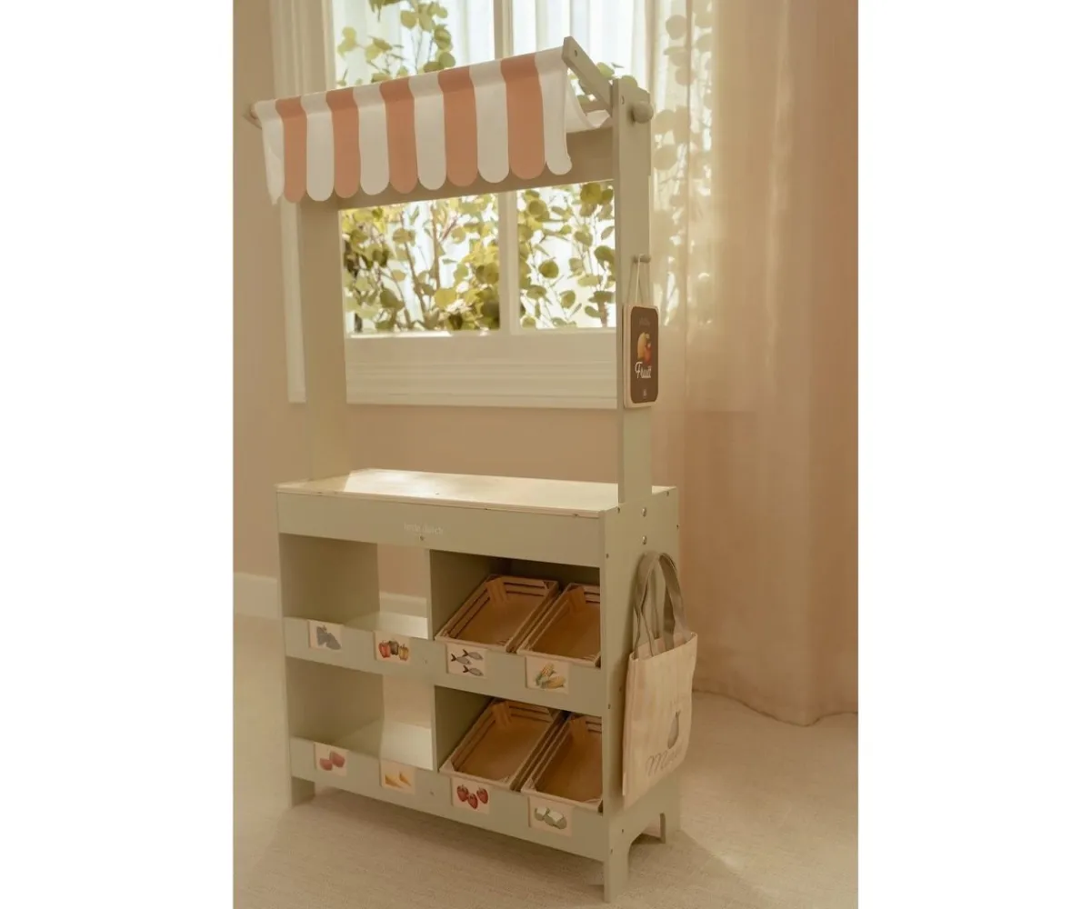 Outlet Mercado de Madera FSC Niños Juguetes Niños 4 Años|Juegos De Imitación