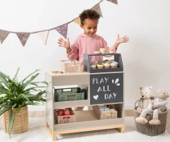 Mercado de Madera Vinca Gris Cálido/Natural Niños Juguetes Niños 3 Años|Juguetes Niños 4 Años