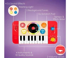 New Mesa de Mezclas y Pinchadiscos Niños Juguetes Niños 3 Años|Instrumentos Musicales Para Niños