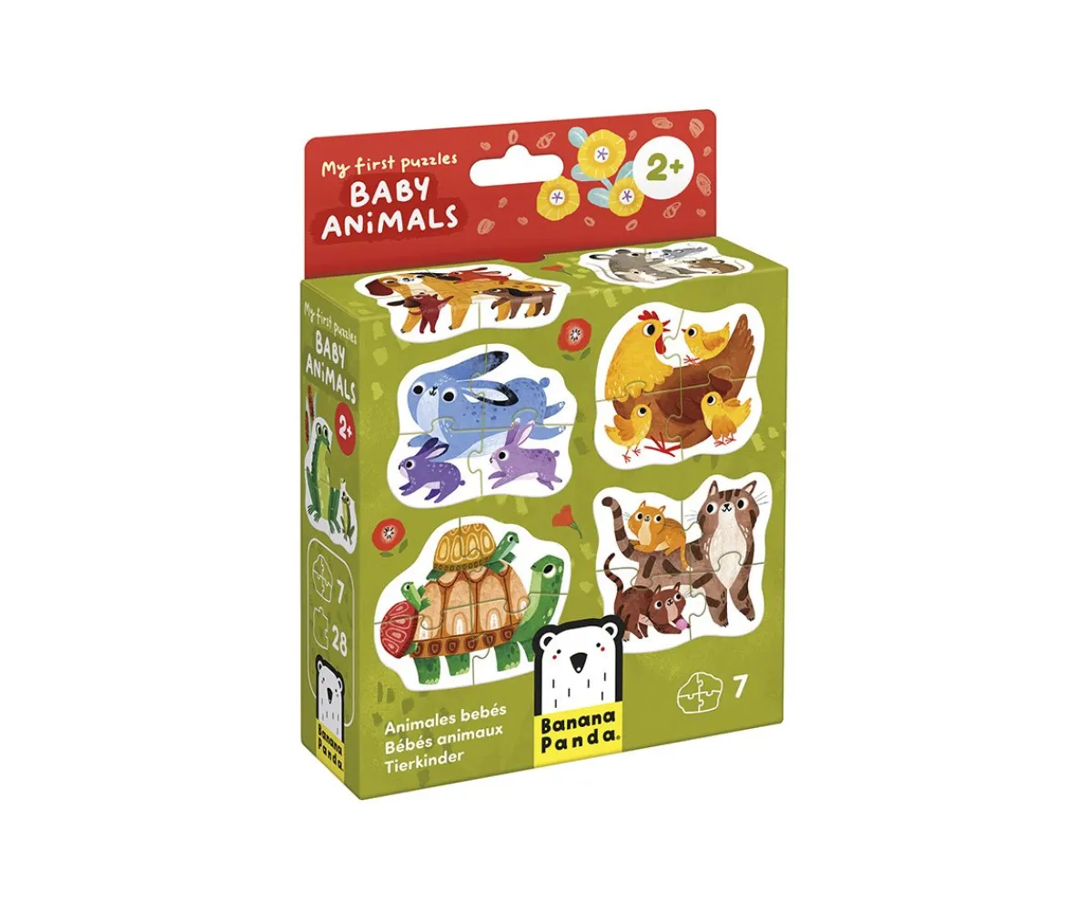 New Mi Primer Puzzle Baby Animals Niños Juguetes Niños 3 Años|Juguetes Para Niños De Un Año