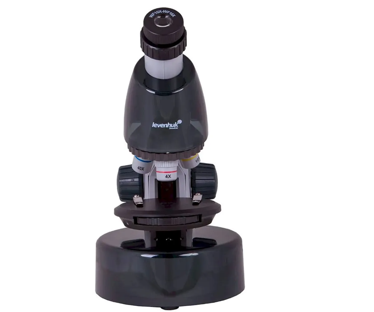 Juguetes Niños 6 Años^Levenhuk Microscopio LabZZ M101 Gris + Libro Educativo