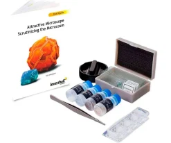 Juguetes Niños 6 Años^Levenhuk Microscopio LabZZ M101 Gris + Libro Educativo