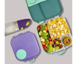 New Mini Caja de Almuerzo Lilac Pop Cajas De Almuerzo|Fiambreras Infantiles
