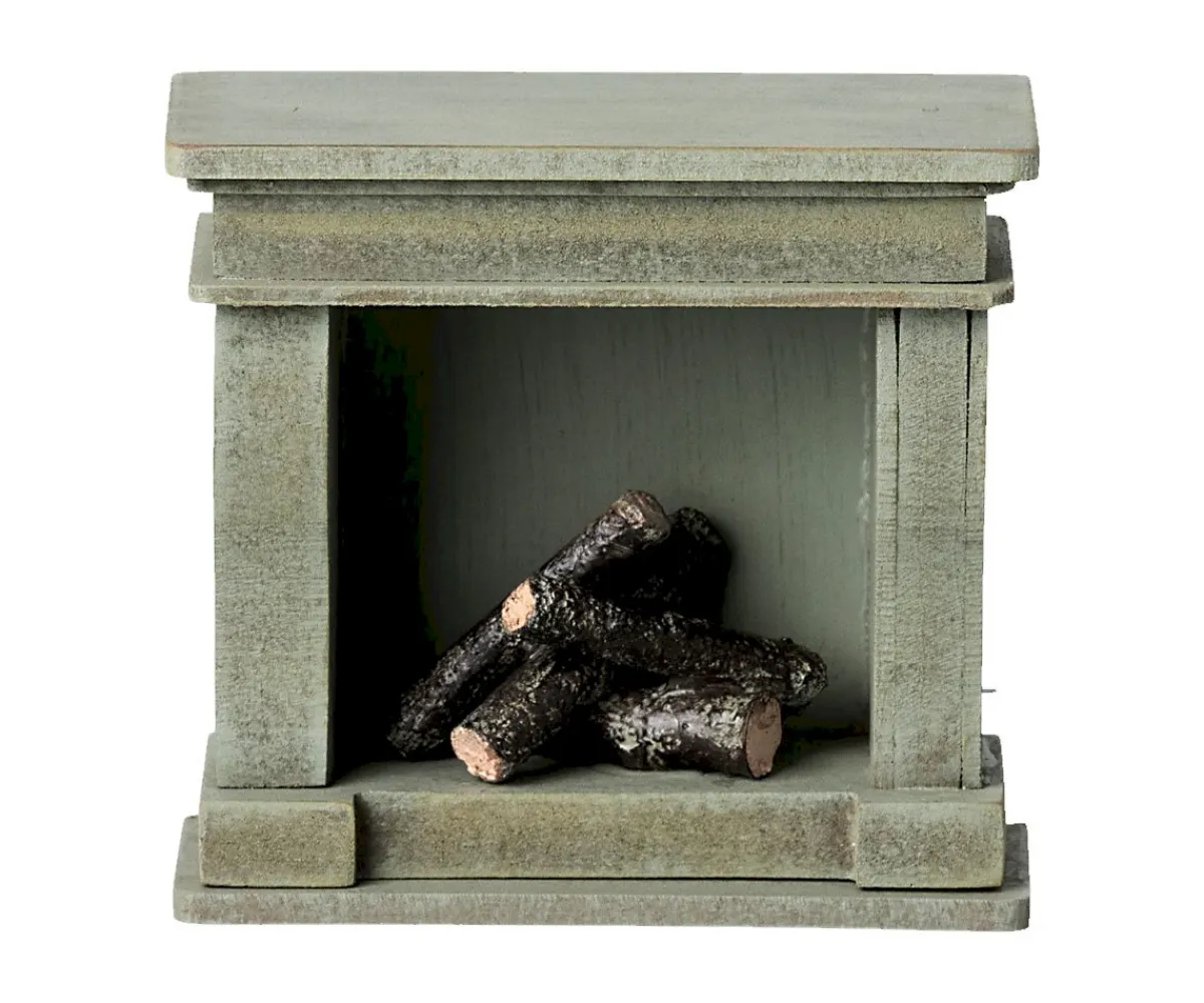 Casa De Muñecas De Madera^Maileg Mini Chimenea para Casa en Miniatura