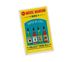 Clearance Minis Set Botellas Niños Juguetes Niños 6 Años|Casa De Muñecas De Madera