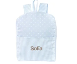 Mochilas Guardería^Cristina de Jos'h Mochila Classic Star Azul Personalizable