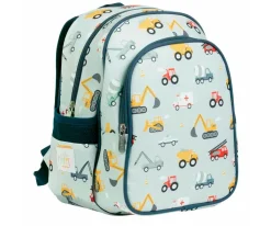 Mochilas Preescolar^A Little Lovely Company Mochila con Bolsillo Térmico Vehicles